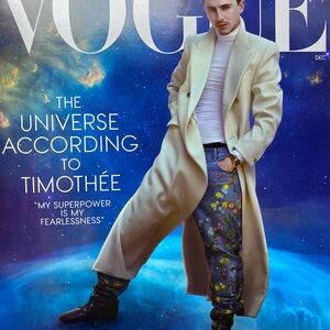 Vogue December 2025 Timothée Chalamet by Annie Leibovitz